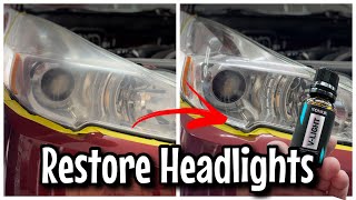 Restore Headlights WITHOUT a Polisher with VonixxBrasil VLight AMAZING Results [upl. by Yesnnyl146]