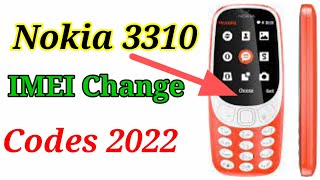 Nokia 3310 IMEI Change Codes 2022Make Online mobile3310 Mobiles IMEI Change 2022 [upl. by Yttap662]