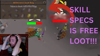 I KILLED SKILL SPECS AND MADE OVER 500M  OSRS PK [upl. by Aysahc]