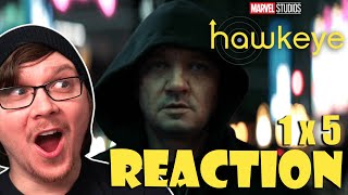 HAWKEYE 1x5 ReactionReview Marvel  MCU  Hailee Steinfeld  Jeremy Renner [upl. by Ariamat]