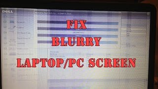 How to fix blur or double colour PCLaptop Screen [upl. by Theresina72]