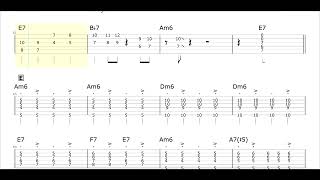 Minor Swing  Guitar TAB with backing track [upl. by Pazia]