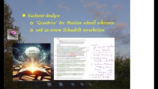 Sachtextanalyse  mdl Abi  Grundriss  mehr Punkte weil übersichtlich und einprägsam [upl. by Blondie448]