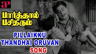 Pillaikku Thandhai Oruvan Song  Parthal Pasi Theerum scenes  Gemini Ganesan convinces Sivaji [upl. by Rozek554]