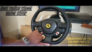 Thrustmaster T80 Ferarri Edition PS4PS5 Review A Great Starter Wheel [upl. by Irelav]