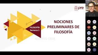 Filosofía  Semana 01  Pre San Marcos Ciclo 2022II [upl. by Oiliduab]