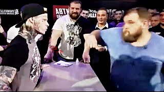 Slap contest Heavyweight Knockouts Compilation 2020 from Russia 200 KG guys Slap Contest [upl. by Adnuahsor41]