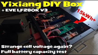 The Yixiang DIY Box with EVE LF280K cells TESTED Strange voltage and capacity check [upl. by Noami577]