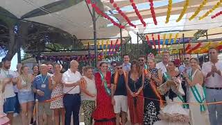 MIJAS 🎡 Continúa la feria en honor a la patrona mijeña y desde hoy da comiendo la Feria de Día [upl. by Neelrahs]