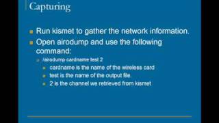 Cracking Wireless Networks Netstumbler [upl. by Clorinda387]