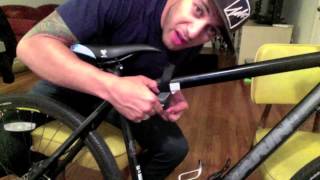 Kryptonite U Lock  Mount Installation 2 Minute Video [upl. by Dirgis876]