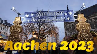 Aachen Christmas Markets 2023 4K [upl. by Willms843]