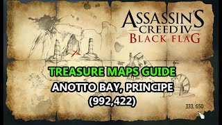 Assassins Creed IV Black Flag  Treasure map Anotto Bay Principe 992422 [upl. by Adabel885]