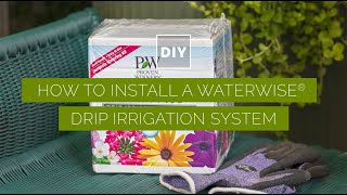 How to Install a WaterWise® Drip Irrigation System [upl. by Melar660]