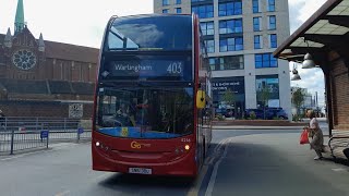 Shabby FRV  TFL Bus Route 403 West Croydon  Warlingham  E216  SN61 DDU  GAL Metrobus [upl. by Waldemar]