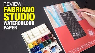 Fabriano Studio Watercolour Paper Review [upl. by Deeyn129]