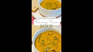 How to make Easy Butternut squash soup with coconut milk and minimal ingredients  Super easy soup [upl. by Ginsburg662]