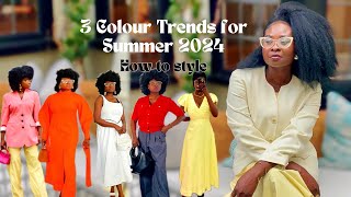 3 Colour Trends for Summer 2024  Styling Tips ItsMarianneivy [upl. by Sharline]