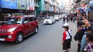 PRESIDENT OF INDIA  MOTORCADE  Aizawl Mizoram [upl. by Eillit712]