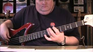 Alice Cooper Schools Out Bass Cover [upl. by Eirbua]