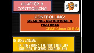 78 Controlling Meaning and Features Chapter 8 Controlling Class 1 by Asha Agrawal maam [upl. by Naenaj]