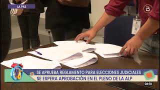 Comisión Mixta de Constitución aprueba reglamento y presupuesto para las elecciones judiciales [upl. by Morice236]