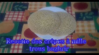 recette des crêpes à mille trous [upl. by Neiht124]