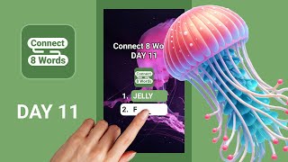 Play Connect 8 Words  Day 11 Can You Connect the Word Jelly [upl. by Bartolomeo]