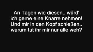 Kay One  An Tagen wie diesen  Lyrics [upl. by Cooperstein]