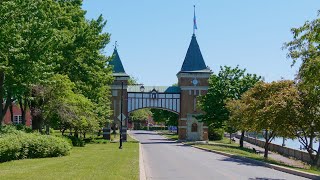 SaintHyacinthe  Walking Downtown  Complete Tour  Saint Hyacinthe  Québec  Canada [upl. by Ynttirb]