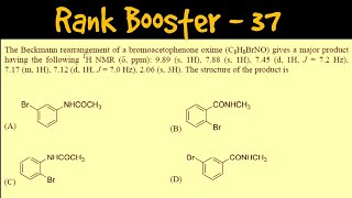 Beckmann RearrangementNMR Structure determinationRank BoosterJ ChemistryGATE IITJAM CSIRNET [upl. by Sadiras]