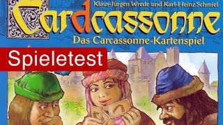 Cardcassonne Spiel  Anleitung amp Rezension  SpieLama [upl. by Wartow]