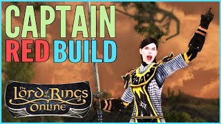 LOTRO Captain Guide Red Line Trait Build  LevelingDPS [upl. by Bradleigh]