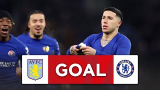 GOALLLLL  Enzo  Aston Villa 03 Chelsea  Fourth Round Replay  Emirates FA Cup 202324 [upl. by Luapnaej]