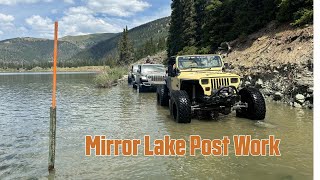 Mirror Lake I Post Replacement I Tincup Pass I Roads vs Trails I Road Maintenance [upl. by Miguela]