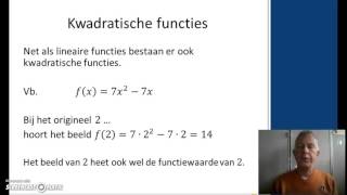 Hoofdstuk 3 les 1 Voorkennis functiewaarden en parabolen [upl. by Margarete]