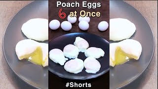 Poach many Eggs at Once  Easy and Perfect Every Time Shorts [upl. by Kary]