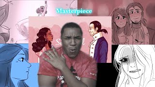 Satisfied  Hamilton Animatic REACTION [upl. by Leaffar803]