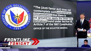 NEWS ExplainED Warrantless arrest sa AntiTerror Law [upl. by Sly208]