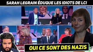 Sarah Legrain humilie le plateau de LCI OUI le RN ce sont des Nazis [upl. by Guthrie]