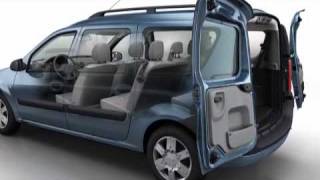 Dacia Logan MCV  Modularidad 3D [upl. by Lorrayne]