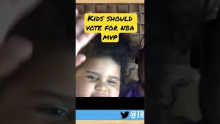 Kids should vote for NBA MVP [upl. by Bayer655]