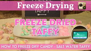 Freeze Dried Taffy  Harvest Right FreezeDried Candy  How to Freeze Dry Taffy  Step By Step Guide [upl. by Beatrix]