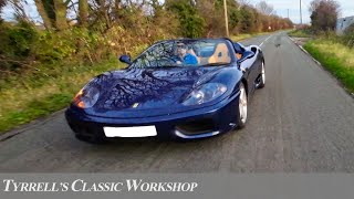 Barn Find to Glory Remarkable Resurrection  My Ferrari 360 Spider  Tyrrells Classic Workshop [upl. by Lora]