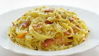 Spaghete carbonara fara smantana  JamilaCuisine [upl. by Rudin793]