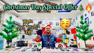 Christmas Day Special Offer is Here 🎄🥳🔥 Upto 70 Off🥳 Second Hand Phone  Mobixpress [upl. by Erodaeht]