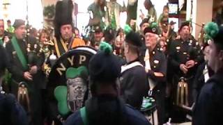 NYPD Emerald Society Bagpipes Live Binghamton NY March 6 2010 [upl. by Rahel]