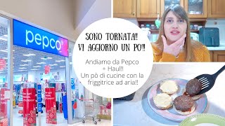 SONO TORNATA COSA E SUCCESSO ANDIAMO DA PEPCO  HAUL CUCINIAMO CON LA FRIGGITRICE AD ARIA [upl. by Qiratla]