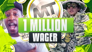 HUGE 1 MILLION MT WAGER NBA 2K16 [upl. by Nolyarg]