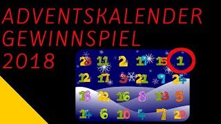 Türchen 1  Adventskalender Gewinnspiel 2018  24 gute Taten [upl. by Karly]